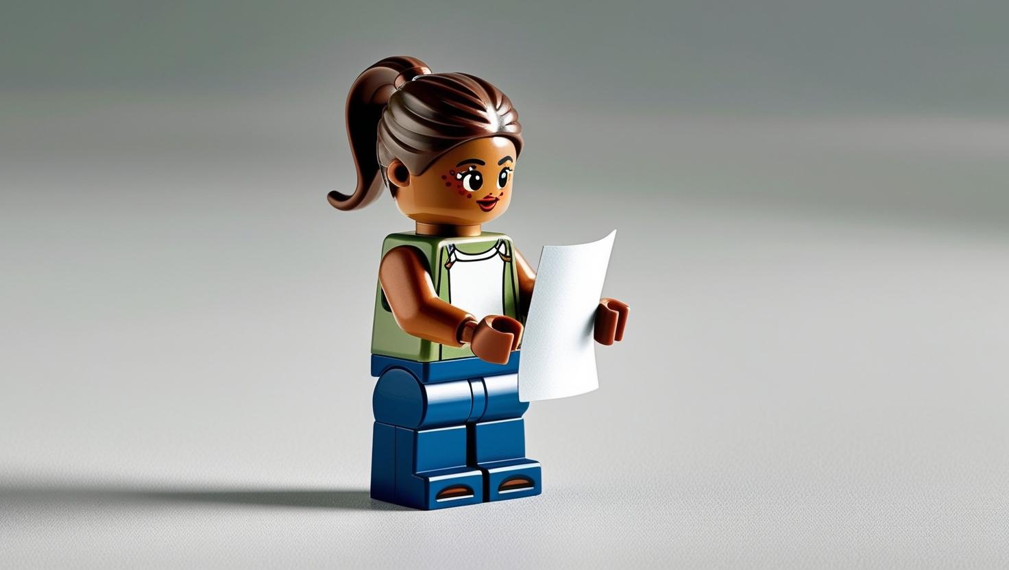 business owner looking at paper Business owner looking at a letter